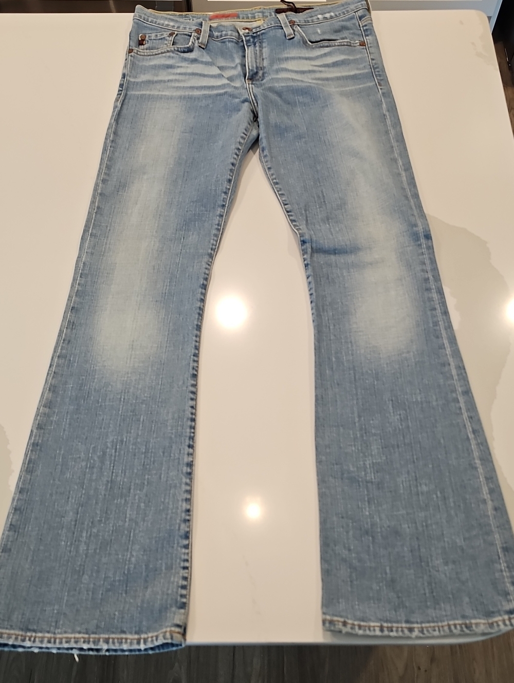 AG Adriano Goldschmied Light Blue Bootcut Jeans